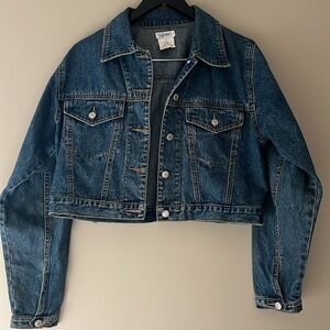 Vintage Esprit Cropped Jean Jacket